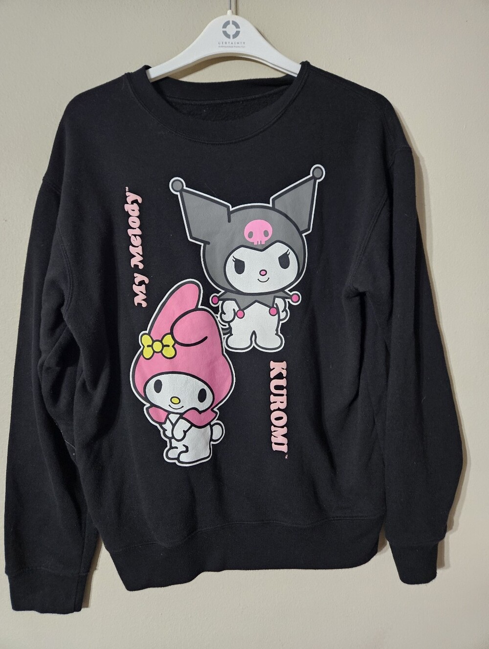 Kuromi My Melody Anime Sweatshirt Small